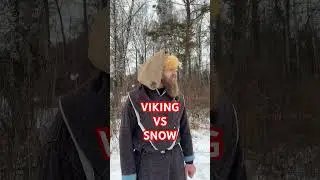 Viking vs Snow #vikings #adventure #funny #fun #snow