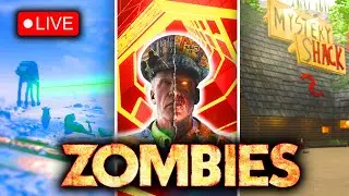 Surviving STAR WARS, MARS TOWER & GRAVITY FALLS | Custom Zombies LIVE