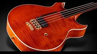 Warwick Custom Shop Masterbuilt - Jonas Hellborg Signature Amber Transparent Satin