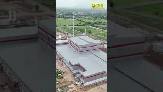 A 1.27 lakh sq. ft. pre-engineered building built by EPACK Prefab in Pali, Rajasthan #shorts