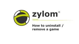 Zylom Tutorial #08 | How to uninstall or remove a game