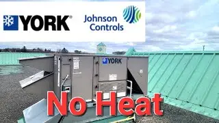 York RTU no heat