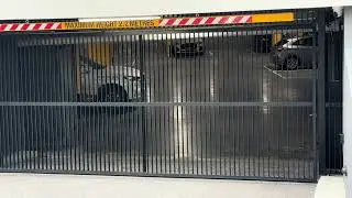 Semi recessed counterweight door system