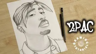 How to draw Tupac with a pencil / 2pac / Tupac Shakur