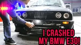 I CRASHED my E30 DRIFTING!!