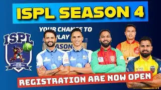 Ispl season 4 Registration Are  Open 2026 || Ispl season 4 Selection Tournament registration open ||