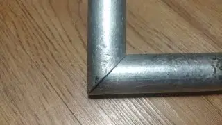 Easy Way To Cut 45 Degree Round Pipe With Angle Grinder #tips #fabrication 