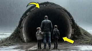 Papá viudo aceptó vivir en un viejo túnel de un vecino — Pero al fondo había más