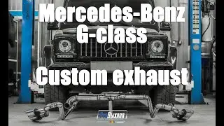 Mercedes-Benz G-class Custom exhaust