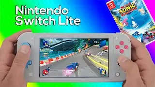 Team Sonic Racing Nintendo Switch Lite Gameplay