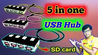 Homemade Multiple Usb Hub | how to make Usb Hub #usbhub