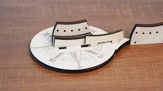 Laser-engraved Sundial