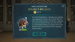 Knarl's Big Day - Adventure Part 1 - Harry Potter Hogwarts mystery.