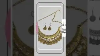 Ethnic Gypsy Tribal Boho Choker Necklaces For Women Vintage Statement Coin Tassel Rhinestone Neck...