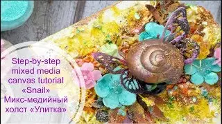 Step-by-step mixed media canvas tutorial 