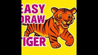 LEARN Easy #Draw #Tiger EASY Step by Step IN 5 MINUTES