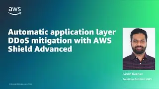 Automatic application layer DDoS mitigation with AWS Shield Advanced | Amazon Web Services