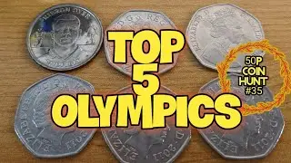 Found Some Top 5 Olympics!!! 50p Coin Hunt Episode 35. Coin Roll Hunting UK