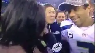 Russell Wilson Post Game Interview After Winning Super Bowl XLVIII - Why Not You!!!