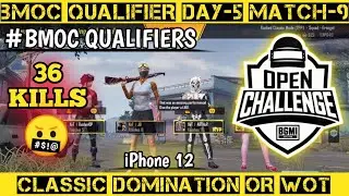 BMOC in game qualifiers|DAY-5 Match-9 36-KILLS⚡️|bmoc|bmoc qualifiers|in game qualifiers bmoc #bmoc