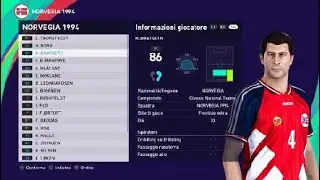 eFootball PES 2021: Norway 1994 classic team (PS4)
