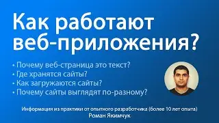 Как работают веб-приложения, сайты