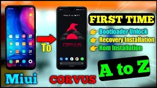 Miui To Corvus Os Rom Installation_Full Process || Best Gaming Rom For Redmi Note 7 Pro
