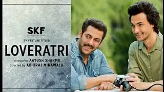 Loveratri poster released!! Salman Khan, Aayush and Vareena Hussain.