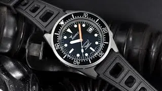 Hands On: Squale 50 Atmos Black Opaco on Tropic rubber