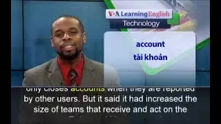 Learning English from VOA-Twitter Suspends over 125,000 accounts|Eric Duc Huy