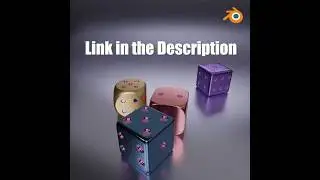Learn multiple tricks to model different dice shapes in blender