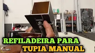 Fiz uma refiladeira usando tubo pra tupia!!