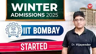 Winter Admissions in IIT's/IIM for Mtech/MS/PhD/Direct Phd/FPM started 2025-26