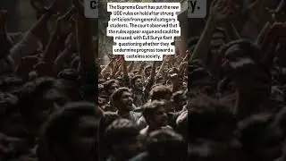 SC Puts New UGC Rules on Hold After Backlash from General Category Students