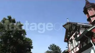 Half Timber House video stock footage 003541