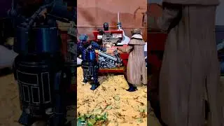 Scraping Rey&rsquo;s Speeder! #starwars #starwarsfan #starwarsblackseries #fypshorts #viralshorts
