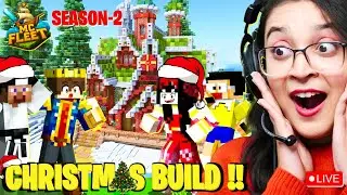 🔴LIVE | Finalising My Christmas Project DAY 6 w/ Srishti Playz🎄| mcFleet S2🎅🔥