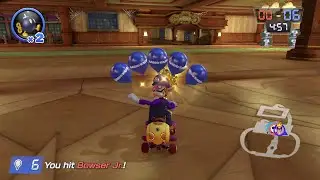 [WORLD RECORD] Mario Kart 8 Deluxe: Bob-omb Blast Team Wipeout - 3.77 Seconds