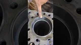 Engine Liner Size Check With Piston's Rings #shorts #viralshorts #shortsfeed #mechanic #engine #tips