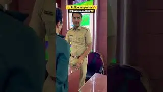 Police inspector🚨🚨 customs and CISF killer entry #shorts #police #ips #inspector