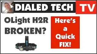 Сломался фара OLight H2R? Почините её! | Headlamps101