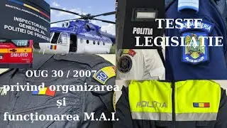 Teste admitere politie- OG 30 / 2007 M. A. I.