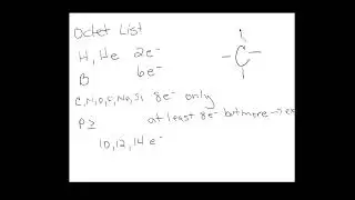 Lewis Structures & Geometry - 5 Octets