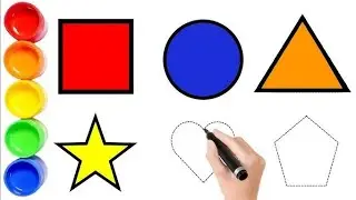 Shapes song for kids, Learn 2d shapes, Colors for toddlers | Preschool Learning Part-5