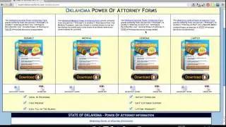 Power of Atorney Form Oklahoma