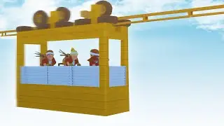 CABLE CAR BUILD CHALLENGE! (Scrap Mechanic)