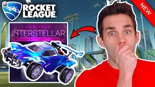 *NEW* PAINTED INTERSTELLAR BLACK MARKET DECAL IN ROCKET LEAGUE (Showcase)