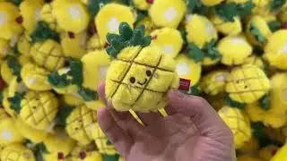 🍍✨These tiny pineapple plush brooches are in FULL mass production mode now!