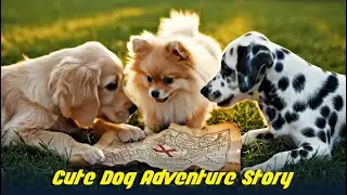 The Great Puppy Treasure Hunt 🐾 | Cute Dog Adventure Story