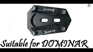 Dominar Side Stand Extender/Connector #dominar400 #tourer #adventure